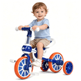thumbnail image 3 of KORIMEFA 4 in 1 Toddler Bike for 1-4 Years Old Boy Girl Toddler Tricycle Kids Trikes for Toddler Tricycles Baby Bike Infant Trike, Blue, 3 of 13