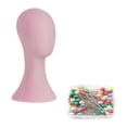 thumbnail image 1 of lionlar Hat Display Head Hat Rack Mannequin Head for Making Beauty Salon Styling pink, 1 of 9