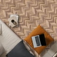 thumbnail image 2 of maskred Cabinets Wardrobe Ahesive Wallpaper Removable PVC Waterproof Wall Decals brown, 2 of 6