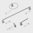 thumbnail image 2 of GlideRite 4-Piece Bathroom Hardware Set - 9024-KIT-SQ-SN-1, 2 of 8