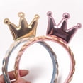 thumbnail image 3 of Peluca de dibujos animados Bling Bling Gold Hairpiece Hand Knitting Cosplay Easy to Wear Lustrous Periwig Delicado Exquisito Encanto Ropa, zapatos y accesorios Miscelánea azul copo de nieve Minnieouse AP013993-02, 3 of 6