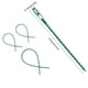 thumbnail image 2 of Pack de 100 Lazos para Plantas de Jardín | Cintas reutilizables de soporte vegetal de plástico flexible 13,5 cm | Sujetadores multiusos para árboles, arbustos y enredaderas verdes serrados para, 2 of 5