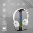 thumbnail image 5 of HOZVOMI Gaming Headphone Stand with RGB Lighting Effects, Ear Hanging Desktop Headset Holder for Most Headphones, 5 of 7