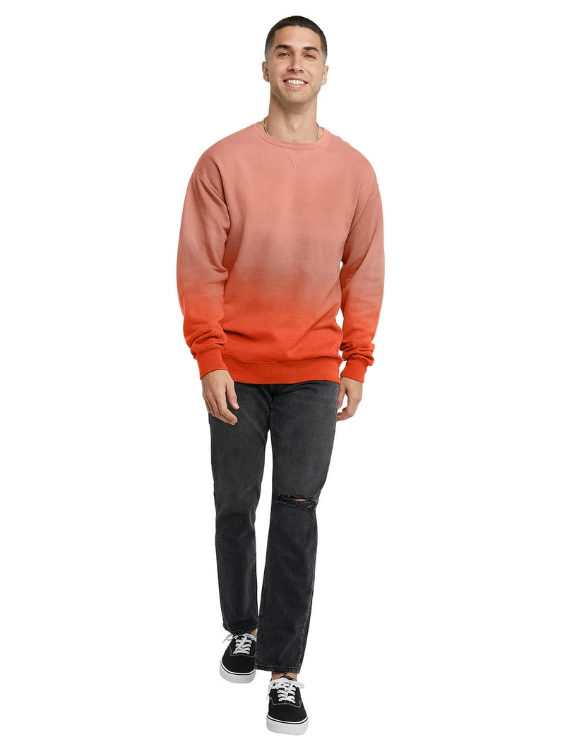 Hanes Sweat-shirt En Polaire Teint En Vêtement Comfortwash Pour Homme, Crimson Fall, S