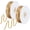 Gold, variant on Gold Ribbon 1/8" 200 Yards Double Faced Thin Gold Satin Ribbon for Crafts Balloons Gift Wrapping Wedding Party Wedding Invitations Tags Sewing Projects Decorations