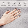 thumbnail image 2 of Ghouse 5x5 Soft Grey Faux Fur Round Rug, Machine Washable Area Rugs for Bedroom Fluffy Rugs for Living Room,Carpet Sheepskin Rug, 2 of 6