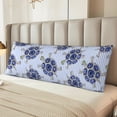 thumbnail image 6 of Lsque Turtle with Blue Stones Body Pillow Case Cover,Ultra-Soft Microfiber Bed Pillow Cases 20x54 inches,Elegant Bedding,Breathable Durable Pillow Cover with Envelope Closure, 6 of 8