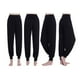 thumbnail image 5 of Pantalones de yoga para mujer, holgados, largos y cómodos, para danza del vientre, talla XL (negro), 5 of 7