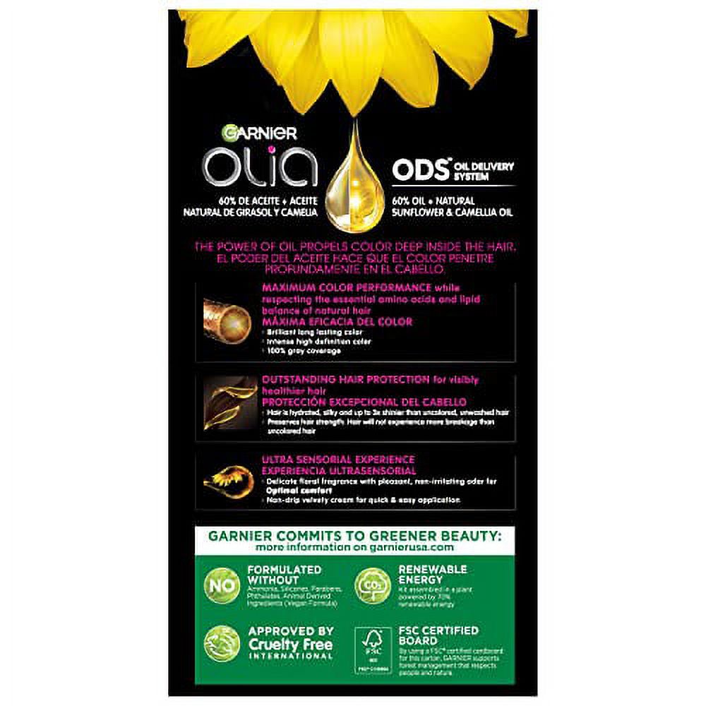 Garnier Hair Color Olia Ammonia-Free Brilliant Color Oil-Rich Permanent Hair Dye, 9.0 Light Blonde, 2 Count (Packaging May Vary) - image 2 of 3
