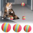 thumbnail image 1 of Jacenvly 2024 - Liquidación de artículos esenciales para mascotas, juguetes para gatos y perros, pelota de salto rodante con gravedad para mascotas, pelota de caza para gatos, juguete C, 1 of 5