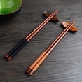 thumbnail image 2 of Juego de palillos para Sushi de madera de castaño Natural japonés hechos a mano, regalo de valor, línea de corbata de comida china para Sushi Tan Jianjun unisex, 2 of 2