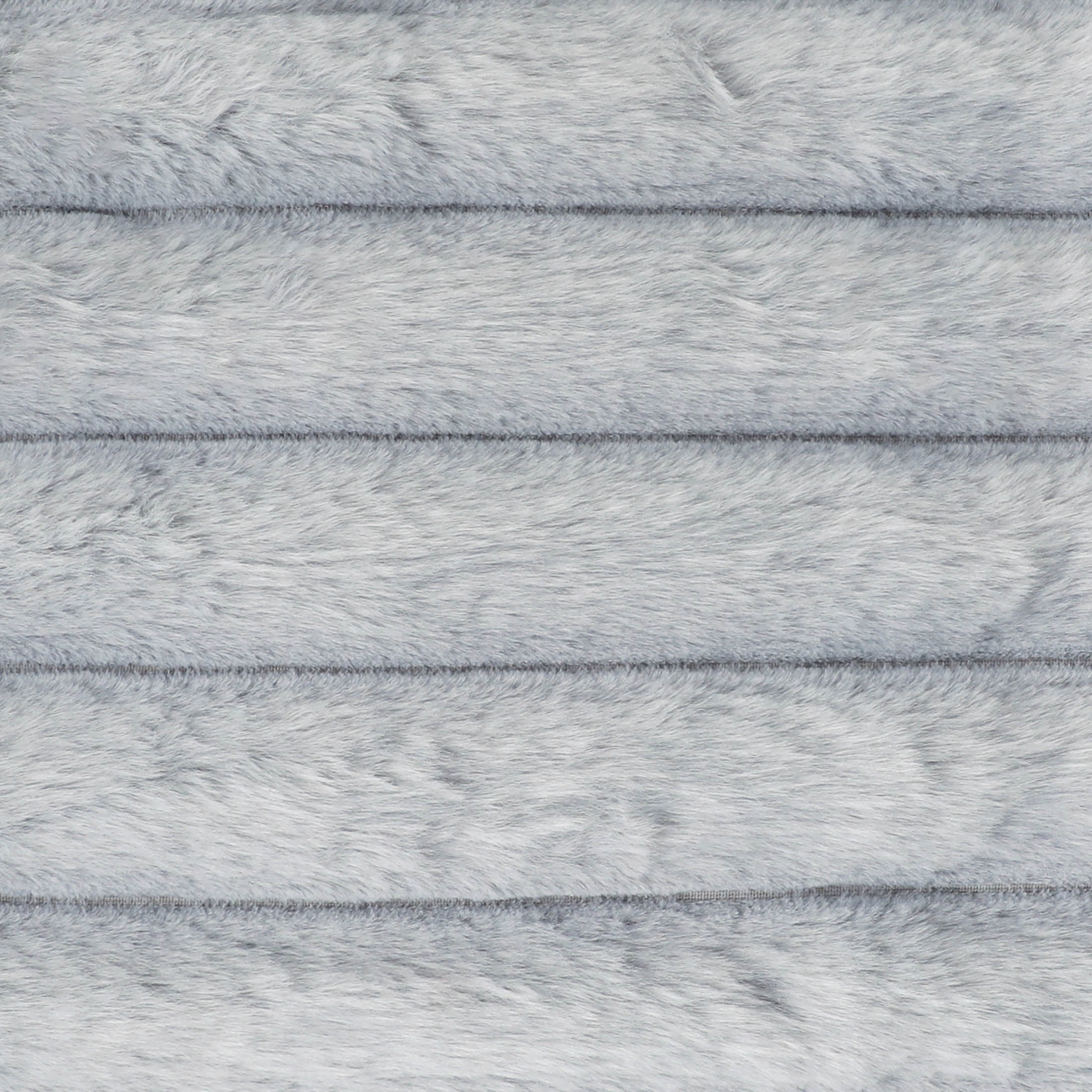 Mainstays Kids Soft Channel Grey Faux Fur Throw, 50" x 60"