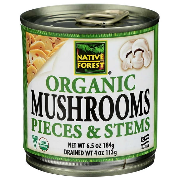 Edward and Sons Organic Mushroom Piece and Stem, 7 Ounce -- 12 per case.