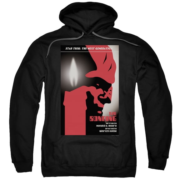 Star Trek Tng Season 3 Episode 5 Adult Pullover Hoodie Sweatshirt Black