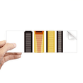 thumbnail image 1 of Singapore Central Business District Rectangle Bumper Sticker Notebook Window Decal, 1 of 1