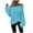 Blue, variant on Vedolay Winter Tops Turtleneck Long Sleeve Pullover Sweater Purple,M