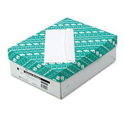 Quality Park No. 9 White Woven Business Envelopes - 500 per box