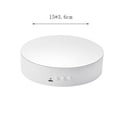 thumbnail image 3 of Rotating Display Stand Electric 5.91inch/15cm Diameter 360 Degree Turntable for Gift Cake - white, 3 of 8