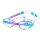thumbnail image 2 of Gafas de natación para niños, antivaho, de competición, para niñas y niños. Verde púrpura, 2 of 8