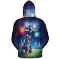 thumbnail image 2 of Happy New Year Australian Cattle Dog Family Cheer Winter Midnight Firework All Over Print 3D Hoodie Unisex Merch Hoodies Heeler Lover Gifts - 02025, 2 of 6