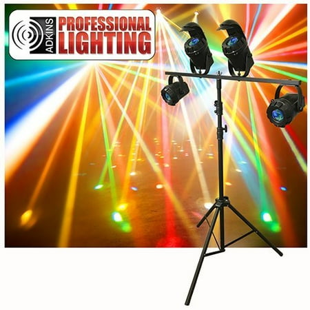 micro moon burst flower dj led lighting system package adkins