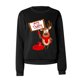 thumbnail image 4 of ICHUANYI Liquidación Navidad Moda Mujer Casual Manga Larga Impreso Señoras Sudaderas Tops ICHUANYI WER202308245694, 4 of 8