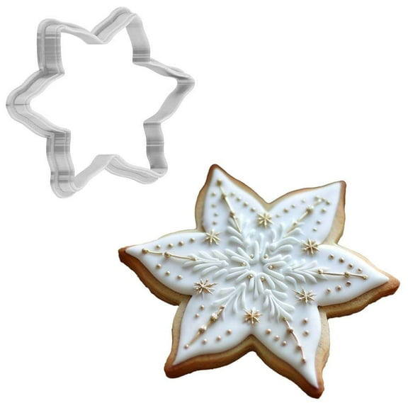 Christmas North Star Ornament Cookie Cutter 4 Inch Made in USA by WONDERTORY