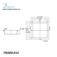 thumbnail image 2 of Dawn Stainless Steel Finished Shower Niche, 2 of 2