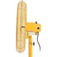 thumbnail image 4 of Deluxe Oscillating Pedestal Fan, 30" Diameter, Safety Yellow, 1/2HP, 10000CFM, 4 of 7