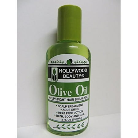 Hollywood Beauty Olive Oil 2 Ounce (59ml) (Best Products For Color Damaged Hair)