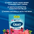 thumbnail image 2 of Colace Stool Softener Soft Chews, Gentle Constipation Relief, No.1 Doctor Recommended Stool Softener Brand, 42 Mixed Berry Chews, 2 of 6