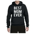 thumbnail image 2 of Wild Bobby, Best Mom Ever Mothers Day Gift, Mother's Day, Unisex Graphic Hoodie Sweatshirt, Black, Small, 2 of 3