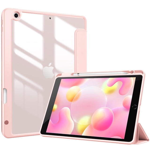 Funda ProCase Slim para iPad 9ª, 8ª y 7ª generación de 10,2 pulgadas, rosa