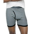 thumbnail image 1 of Hanes Men`s TAGLESS Striped Ringer Boxer Brief with Comfort Flex Waistband, L, 1 of 5