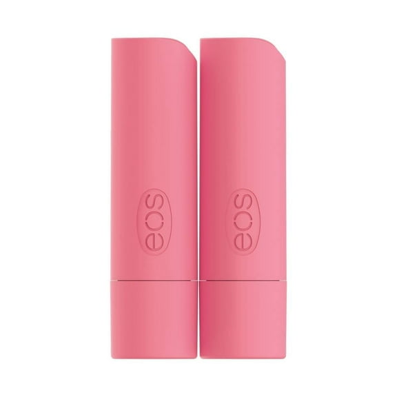 Bálsamos labiales EOS con karité suave y orgánico barra sorbete de fresa 2 pzas