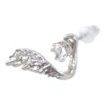 thumbnail image 4 of Stylish Rhinestones Embellished Wing Ear Bone Nails For Women Elegant Crystal Cartilage Studs Earring Trendy Jewelry, 4 of 8