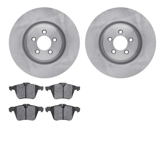 Dynamic Friction Company Front Brake Rotors with 5000 Advanced Brake Pads 6502-20120