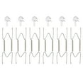 thumbnail image 1 of Unique Bargains 6Pack Plate Hanger, 6 Inch Stainless Steel Invisible Wall Plate Hangers for Decorative Plates, Silver, 1 of 6