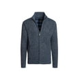 thumbnail image 1 of Alta Men's Fleece Lined Casual Full-Zip Mock Neck Sweater - Light Blue Jacket -L, 1 of 3