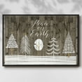 thumbnail image 3 of Wooded White Christmas Collection A - Framed Gallery Wrapped Holiday Canvas - 17 x 25 - Black Frame, 3 of 9