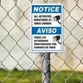 thumbnail image 4 of BTFSigns Spanish 5 Pack 12" x 16" Warning Sign All Activities Monitored By Video Camera Notice Signs, 4 of 7