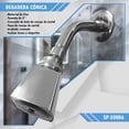 thumbnail image 2 of Regadera Cuadrada Solvex SP-50006 2' Con Brazo Y Chapetón, 2 of 4