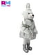 thumbnail image 2 of Figura De Oso Polar Muñeco Navideño De Pie 51 cm Plateado, 2 of 5