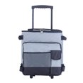 thumbnail image 1 of ZheElen Roues de Sac 43 L à Tirer - Grande Glacière de Camping Multi-Fermetures Éclair Roue PP Tissu Oxford Imperméable Durable Camping Extérieur Gris, 1 of 6