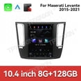thumbnail image 2 of TPXINXIN 10.4 inch Android 13 Tesla style CarPlay Car Radio For Maserati Levante 2015-2021 Touch Screen Multimedia Player GPS Navigation Car Accessories, 2 of 10