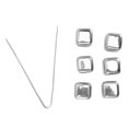 thumbnail image 1 of Metal Whiskey Ice Cubes, Safe Nontoxic 304 Stainless Steel, Maintain Original Taste, Wide Application, Perfect Gift, 1 of 8