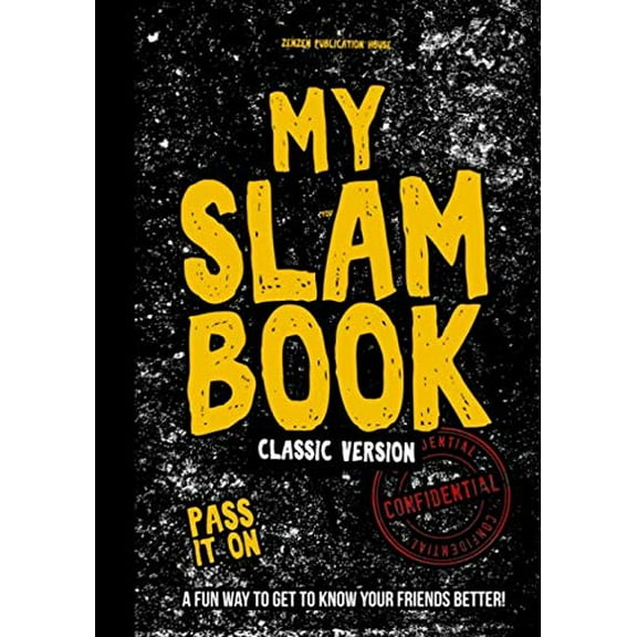 Pre-Owned My Slam Book Classic Version: A Slammed Diary for Boys and Girls Paperback