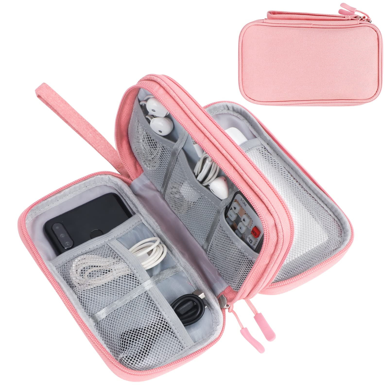  HESTECH Cable Organizer Charger Bag Travel Electronics