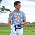 thumbnail image 3 of Fotbe Kawaii Corgi Camiseta Polo de Golf para Hombre con Estampado – Camisa Deportiva Transpirable con Cuello Abotonado-X-Large, 3 of 6