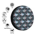 thumbnail image 4 of Bingfone Mignon Requin pour Housse de Pneu de Rechange Protecteurs de Roues Universels Résistants aux Intempéries pour Véhicule Récréatif Remorque de Voyage SUV Camion-17 Pouces, 4 of 6